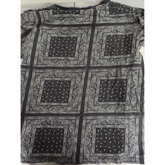 Mens Conspiracy WeSC Black Bandana Short Sleeve Tee T-Shirt Size Medium RARE - Picture 7 of 9